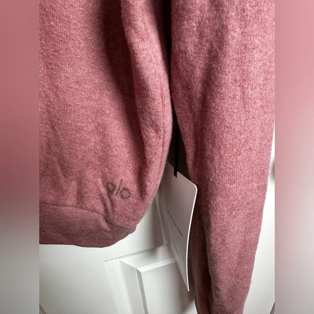 ALO Yoga Women's Brick dusty pink -red Hoodie